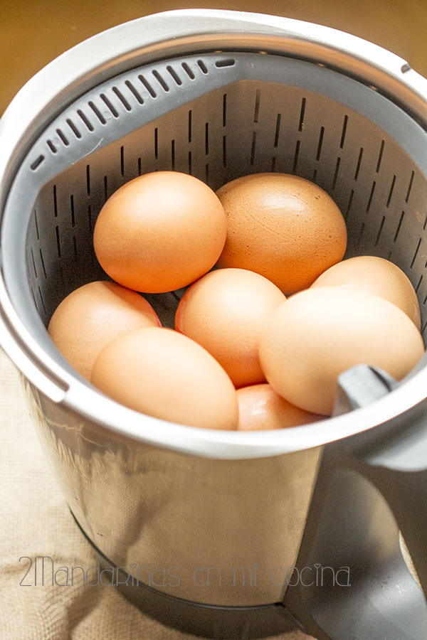 Cómo cocer huevos en Thermomix