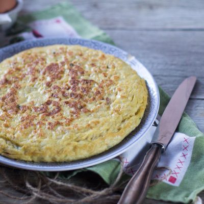 Tortilla de atún y bacalao